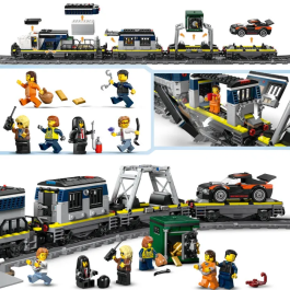 Lego City 60508 Robo al Tren de la Policía Juguete de Construcción para Niños +7 Años