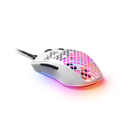 SteelSeries Aerox 3 Ratón Gaming USB Tipo C 8500 DPI Óptico 6 Botones Blanco - 62603
