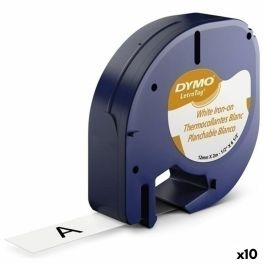Cinta Laminada para Rotuladoras Dymo 18769 12 mm x 2 m Negro Blanco Textil (10 Unidades) Precio: 81.50000012. SKU: B1HMMPDCMD