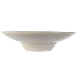 DKD Home Decor Plato Horeca Blanco Gres Esmaltado 27 x 7 x 27 cm (2 Unidades) Apto Horno Microondas Lavavajillas