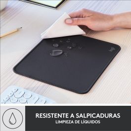 Logitech Alfombrilla de Ratón Studio Series, Suave, Antideslizante, Resistente a Salpicaduras, para Deslizamiento Cómodo, Color Graphite