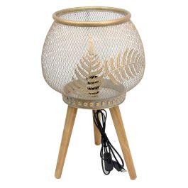 Lampara Sobremesa Shabby DKD Home Decor Dorado Marron 33 x 51 x 33 cm Precio: 38.50000022. SKU: S3040183
