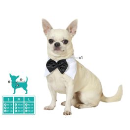 Disfraz Para Mascota Pajarita Negro Talla M Polyester Circo