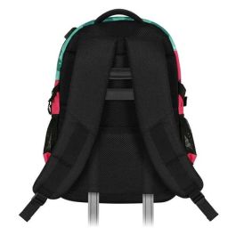 Karactermania OMP! Run. Plus FAN Melty Melo Mochila Verde 44x34x21 cm con Gran Capacidad, 3 Compartimentos, Bolsillo para Portátil y Puerto USB