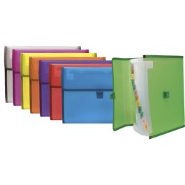 Grafoplás Clasificador Fuelle Folio C-Broche 13 Separadores Folio Pp Translúcido Liso Violeta Precio: 5.98999973. SKU: B1D645SQJM