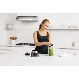 Ninja CB100EU Batidora de Vaso Power Nutri 2 en 1, 1100W, con Bol y Vaso, Tecnología Smart Torque y Auto-iQ