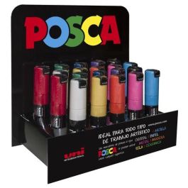 POSCA PC-8K-20P Marcador de Pintura No Permanente, Punta Biselada 8.0 mm, Expositor 20U, Colores Surtidos Precio: 73.50000042. SKU: B1GVJ3LZ39