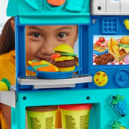 Hasbro Play-Doh Restaurante Divertido F8107 Juego de Cocina con Plastilina y Accesorios para Niños +3 Años