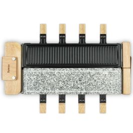 H.Koenig WOD360 Raclette 3 en 1 Piedra Natural y Grill para 8 Personas - 1400W - Superficie 41.5x21.2cm - Base Giratoria 180° Precio: 95.89000014. SKU: B16FVQFGN5