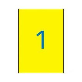 Apli Etiquetas Adhesivas C-Rectos 210x297 mm Amarillo Fluorescente Permanente 20 Hojas Precio: 11.68999997. SKU: S8400921