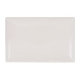 La Mediterranea Fuente Rectangular Ivory Brillo 34 x 22.5 cm (6 Unidades)