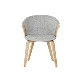 Silla Scandi DKD Home Decor Gris 57.5 x 75 x 60 cm