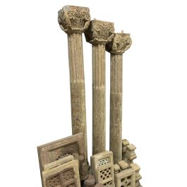 Estatuas de jardín Home ESPRIT Natural Teca madera de teca 38 x 38 x 267 cm 38 X 38 X 248 cm Precio: 865.69000001. SKU: B19GDA7F5G