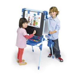 Chicos Pizarra Comby Magnética Infantil 52112 Doble Cara para Tizas y Rotuladores Borrables con Accesorios Magnéticos