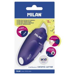 Milán Cúter de hoja cerámica reemplazable, bloqueo de seguridad, colores surtidos (rosa, amarillo, negro) Precio: 7.58999967. SKU: B158VZC4V9
