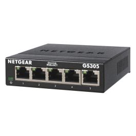 Netgear GS305v3 Switch Ethernet Gigabit No Gestionable 5 Puertos RJ-45 (10/100/1000 Mbps) 10 Gbps Metálico EU