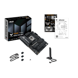 ASUS TUF GAMING X870E-PLUS WIFI7 90MB1M70-M0EAY0 Placa Base AMD AM5, X870E, 4DDR5 256GB, Wi-Fi 7, 2.5G LAN, 2USB4, ATX
