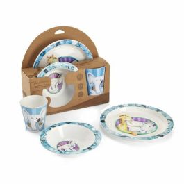 Thermobaby Set Completo de Alimentación Infantil: Elevador de Silla, Cajas de Conservación, Platos Microondas y Babero Semirrígido