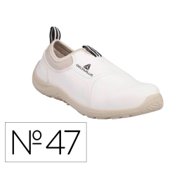 Deltaplus Zapatos de Seguridad Microfibra PU Suela PU Mono-densidad Color Blanco Talla 47 Precio: 43.49999973. SKU: B1KANGNEVS