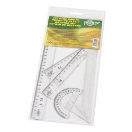 Equipo De Dibujo Faibo Pack De 4 Regla De 30 Cm Escuadra 45º De 25 Cm Cartabon 60ª De 25 Cm Semicirculo De 9 Cm 20 unidades Precio: 36.49999969. SKU: B1DSY2Q93P