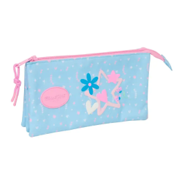 Portatodo Triple BlackFit8 Smile Rosa Azul claro 22 x 12 x 3 cm Precio: 11.49999972. SKU: B1AP3YG9XG