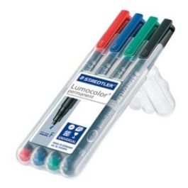Staedtler 318 WP4 Estuche 4 Marcadores Lumocolor Permanente Punta Fina 0,6mm Surtidos Precio: 11.58999952. SKU: B1JSN8TKM5