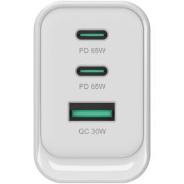 Conceptronic Cargador Pared ALTHEA21W65 65W USB-C/USB-A PD 3.0, QC 3.0, PPS Blanco