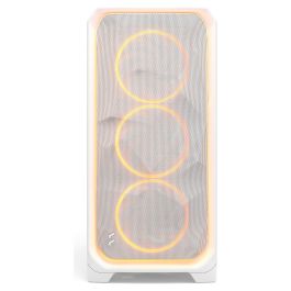 Fractal Design Meshify 3 XL Ambience Pro RGB White TG Light Tint - Caja de PC Blanca con Panel de Vidrio Templado e Iluminación