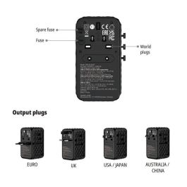 Verbatim Charge 'n' Travel Diamond 85W Retractable Cable CNT-02 Verbatim Charge 'n' Travel Diamond 85W Retractable Cable CNT-02