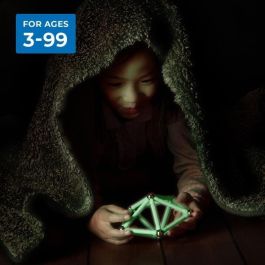 Geomag Set de Construcción Magnético EcoFriendly 42 Piezas Brilla en la Oscuridad - Barras y Esferas 100% Reciclado Geomag Set de Construcción Magnético EcoFriendly 42 Piezas Brilla en la Oscuridad - Barras y Esferas 100% Reciclado