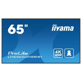 iiyama LH6565UHSB-B1 Monitor 65" 4K UHD IPS 3840x2160 LED 60Hz 8ms 24/7 Wifi Speakers Negro