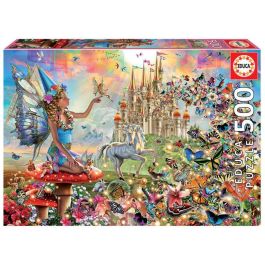 EDUCA BORRAS Puzzle Hadas y mariposas 500 piezas, 48x34cm Precio: 12.68999963. SKU: B15D27Y8LL