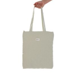 Bolso Mujer Versa Vichy Verde 40 x 33 cm Bolso Mujer Versa Vichy Verde 40 x 33 cm