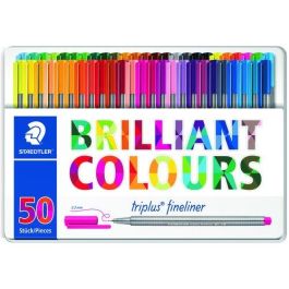 Rotulador Fibra Staedtler 334 Triplus Fineliner Box De 50 Precio: 56.50000015. SKU: B1ADESZYPD