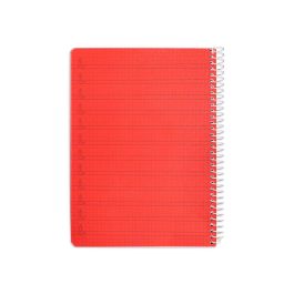 Cuaderno Espiral Liderpapel A5 Pautaguia Tapa Plastico 80H 90 gr Cuadro Pautado 4 mm Con Margen Color Rojo Cuaderno Espiral Liderpapel A5 Pautaguia Tapa Plastico 80H 90 gr Cuadro Pautado 4 mm Con Margen Color Rojo