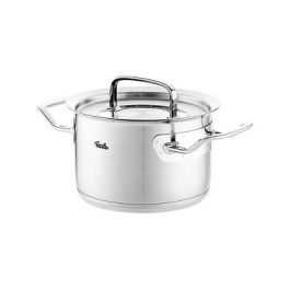 Fissler Profi Collection Cacerola 16 cm 2,1 L Acero Inoxidable con Tapa - 084-128-16-000 - Apta para Inducción, Gas y Lavavajillas