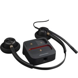 HP EncorePro 520 Auriculares Profesionales Binaurales Quick Disconnect para Call Center, Oficina y PC - Ligeros y Cómodos