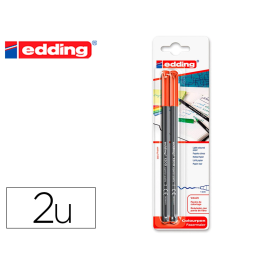 Edding Rotulador 1200 Punta Fibra Rojo, Punta Redonda 0.5 mm, Blister 2 Unidades Precio: 1.98999988. SKU: B1G9JVNW4Q