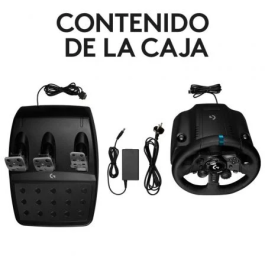 Logitech G923 Volante y Pedales de Carreras con Force Feedback TRUEFORCE para Xbox Series X|S, Xbox One, PS5, PS4 y PC - Volante de Simulación con Pedales de Freno Progresivo