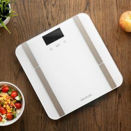 Cecotec Surface Precision 9400 Full Healthy Báscula Baño Bioimpedancia Digital Inteligente 10 Parámetros 180kg Cristal Templado Blanco