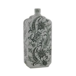 Jarrón Home ESPRIT Blanco Verde Porcelana Hoja de planta 21 x 10 x 48 cm Precio: 18.69000001. SKU: B1C2QE2926