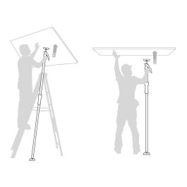 Piher 34089 Dispositivo ARM+ de Construcción en Aluminio para Usar con una Sola Mano, Capacidad 100kg