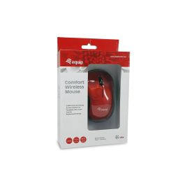 Equip Ratón Óptico Inalámbrico 2.4Ghz 1200 DPI Comfort Ergonómico Ambidiestro Plug & Play Nano USB Equip Ratón Óptico Inalámbrico 2.4Ghz 1200 DPI Comfort Ergonómico Ambidiestro Plug & Play Nano USB