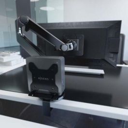 AISENS - SOPORTE VERSATIL DE INSTALACION PARA MINI PC, NEGRO