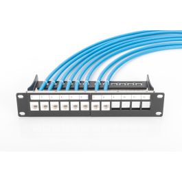 Digitus Patchpanel 1HE 12 Puertos Modular Negro