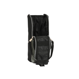 Estuche Escolar Safta Stone Negro 6 x 21 x 6 cm
