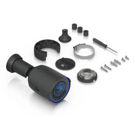 Ubiquiti UVC-G6-Pro-Bullet Cámara de Seguridad IP Negra, 8MP, Visión Nocturna 40m, Interior/Exterior, Montaje Techo/Pared/Poste