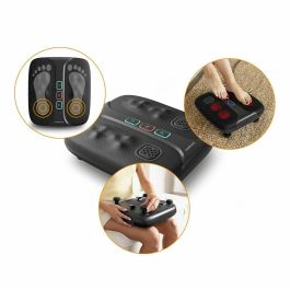 MEDISANA LM 100 - Masajeador Energizante de Pies y Piernas 2 en 1 Shiatsu + Vibración Estimulante, 2 Intensidades + Calor, Negro