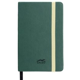 Cuaderno de Notas Galgo Verde oscuro A6 (6 Unidades)