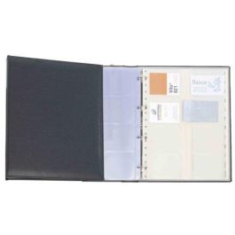 Tarjetero 4 Anillas Pardo Autograph Sim.Piel A4 20 Fundas Y Sep.A-Z 320 Tarjetas Negro Precio: 57.79000051. SKU: B15XGE4P7S